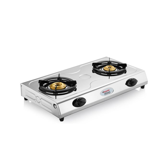 Butterfly Present Stainless steel Gas stove with 2 burner Rhino 2B Stainless Steel Manual Gas Stove  (2 Burners)