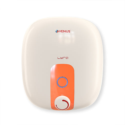 Venus Lyra 10R 10-Litre Storage Water Heater (BEE Star Rating - 5 Stars) | Porcelain Enamel Glass Lined Tank