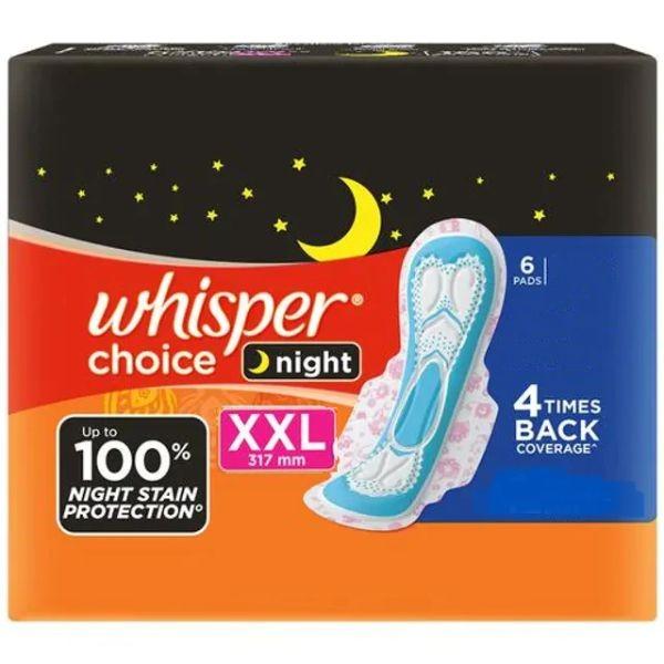 Whisper Choice Night XXL (6 Nos)-ItsBen LifeStyle