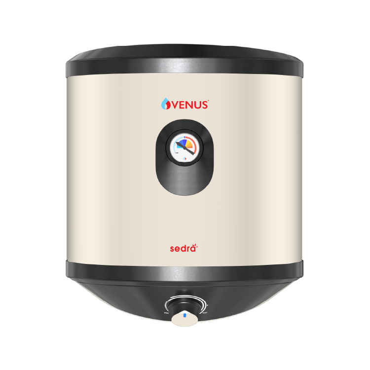 Venus Sedra 006SV 06-Litre Storage Water Heater | BEE rating:5 Star | Guarantee -7 Years on Inner Tank | INNER TANK: Porcelain Enamel Glasslined Tank.