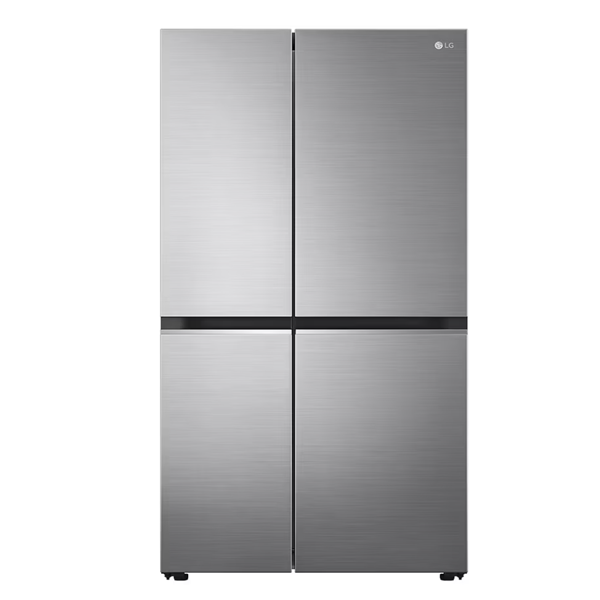 LG 650 Litres 3 Star Frost Free Side by Side Refrigerator with Door Cooling Plus Technology (GLB257EPZ3, Shiny Steel fridge)-ItsBen LifeStyle