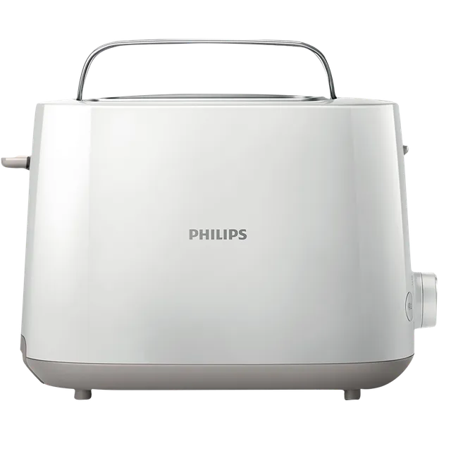 Philips Daily Collection HD2582/00 830-Watt 2-Slice Pop-up Toaster (White)