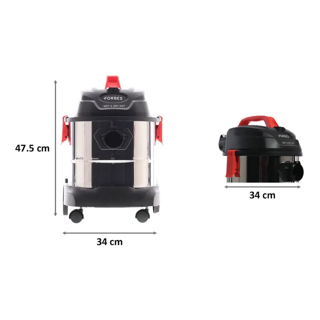 EUREKA FORBES Forbes Wet and Dry NXT Compact Vacuum Cleaner Wet & Dry Vacuum Cleaner  (Black, Red)-ItsBen LifeStyle