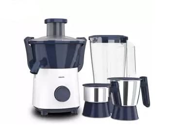 PHILIPS by PHILIPS HL7567/00 ATON 500 Juicer Mixer Grinder (2 Jars, DEEP AZUR)