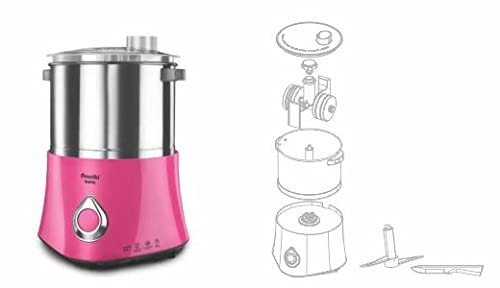 Preethi Iconic Wet Grinder, 2 L (Pink)-ItsBen LifeStyle