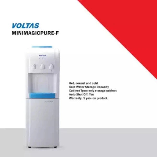 Voltas Mini Magic Pure-F 500-Watt Water Dispenser (White)-ItsBen LifeStyle