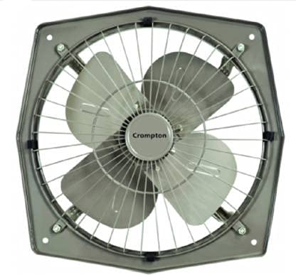 Crompton Metal Trans Air Exhaust Fan (Grey, 6-Inch)-ItsBen LifeStyle