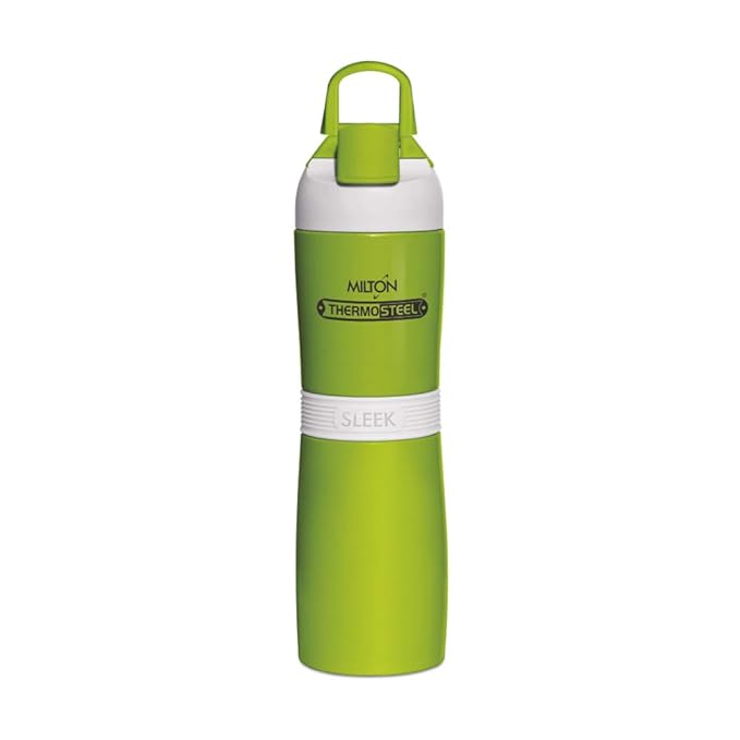 Milton Sleek Stainless Steel Water Bottle, 400ml/7.2mm