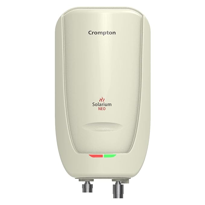 Crompton Solarium Neo 3-Litre, 3KW Instant Water Heater/Geyser with Rust Free ABS Body (Ivory)-ItsBen LifeStyle