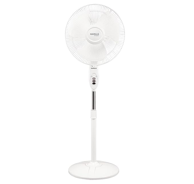 Havells Sprint-16 HS 400mm Pedestal Fan (White)