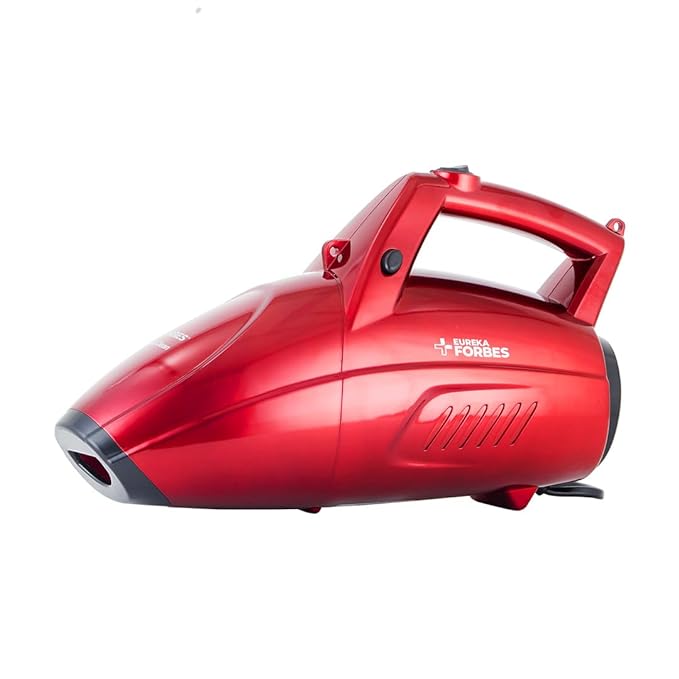 Eureka Forbes Super Clean Handheld Vacuum Cleaner (Red/Black),0.5 Liter,Cartridge-ItsBen LifeStyle