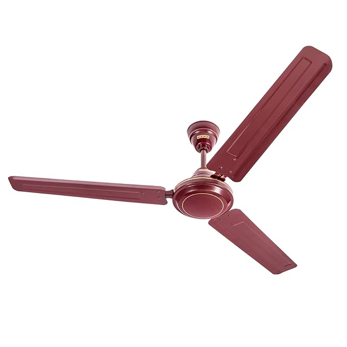 USHA CF 1200MM RACER RICH BROWN W/O REG 1200 mm 3 Blade Ceiling Fan  (Rich Brown | Pack of 2)