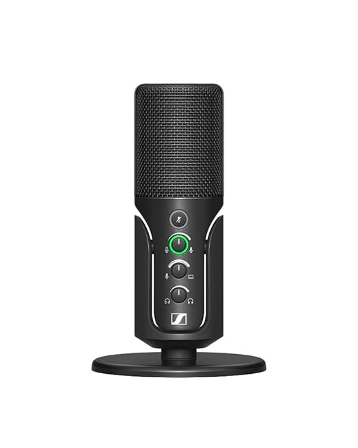 Sennheiser Profile USB Microphone for Podcasting, Recording, Streaming & Gaming. Built-in Headphone Output, All Metal housing and Cardioid Condenser Capsule