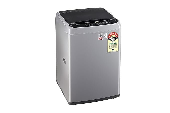 LG 7 kg 5 Star Smart Inverter Technology Fully Automatic Top Load Washing Machine (T70SPSF1ZA, Silver)