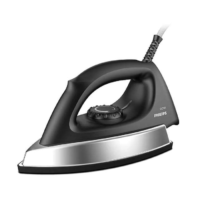 PHILIPS GC181/80 1000 W Dry Iron  (Black)