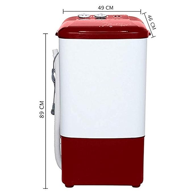 Onida 6.5 kg Top Load Washer Only (WS65WLPT1LR Liliput, Lava Red)-ItsBen LifeStyle