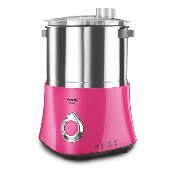 Preethi Iconic Wet Grinder, 2 L (Pink)-ItsBen LifeStyle