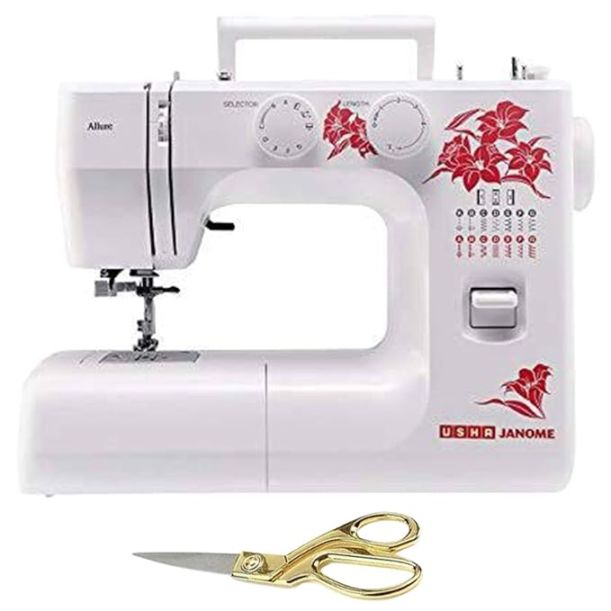 USHA Allure DLX Electric Sewing Machine  ( Built-in Stitches 21)-ItsBen LifeStyle