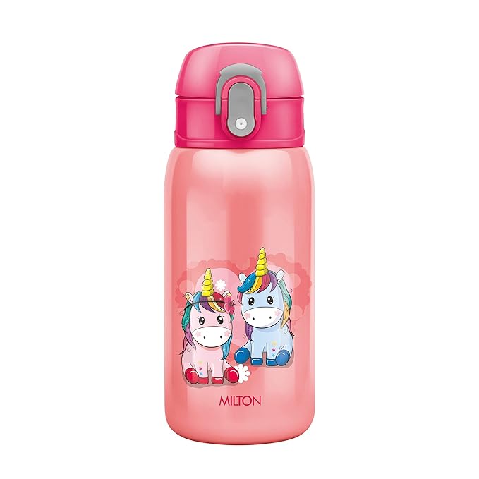 Milton Jolly 475 thermosteel kids Hot and Cold water bottle, 475 ml