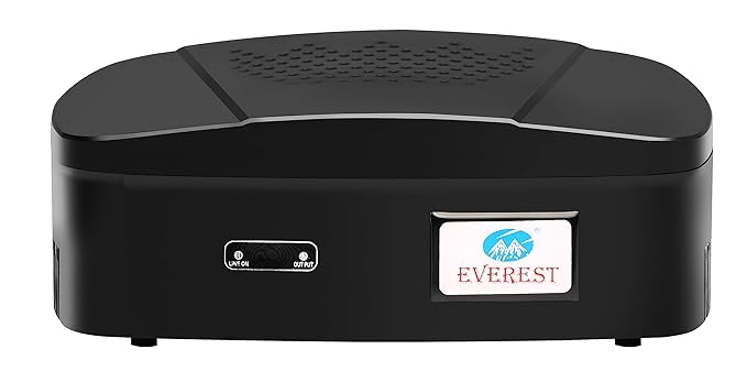 Everest ENT 100 Model ABS Body Attractive Design Voltage Stabilizer Used Upto 72 Inches LED TV, Home Theater, Set Top Box, Blu-Ray Player Table Top & Wall Mountable-ItsBen LifeStyle