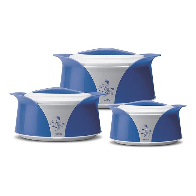 MILTON Imperial Jr Gift Pack of 3 Thermoware Casserole Set  (1 L, 1.5 L, 0.5 L)