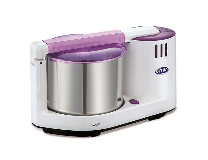 Ultra Grind+ Gold Table Top Wet Grinder, 2L (White/ Purple)