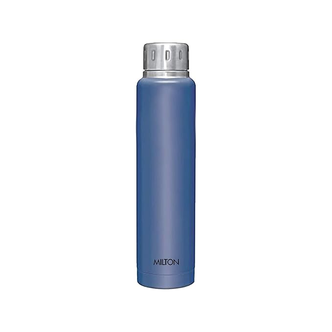 Milton Elfin 750 Thermosteel 24 Hours Hot and Cold Water Bottle, 750 ml | Leak Proof | Easy to Carry | Office Bottle | Hiking | Trekking | Travel Bottle | Gym | Home | Kitchen Bottle