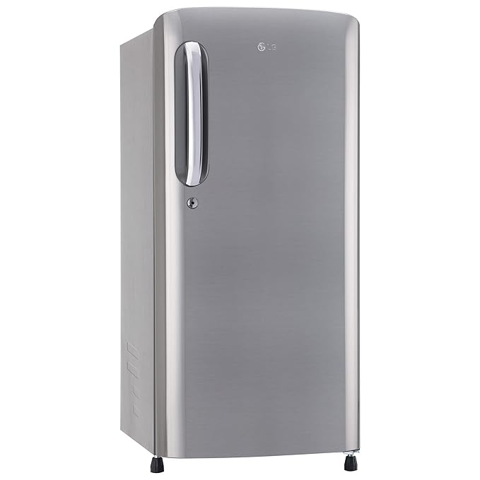 LG 185 L 3 Star Direct-Cool Single Door Refrigerator (GL-B201APZD, Shiny Steel, Fast Ice Making fridge)-ItsBen LifeStyle