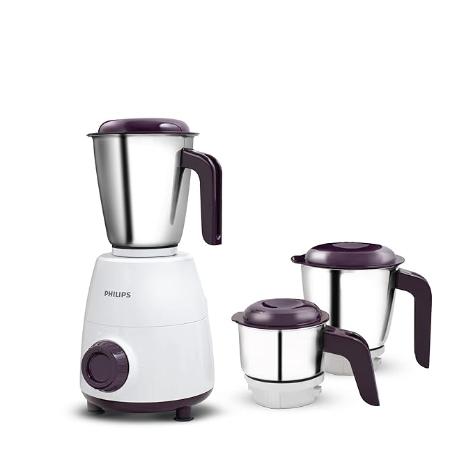 PHILIPS HL7505/00 Daily Collection 500 Mixer Grinder (3 Jars, White)-ItsBen LifeStyle