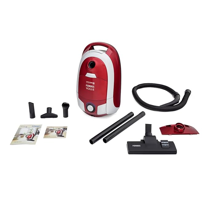 Eureka Forbes Vogue 1400-Watt Powerful Suction and Blower function Vacuum Cleaner (Red and Silver)-ItsBen LifeStyle