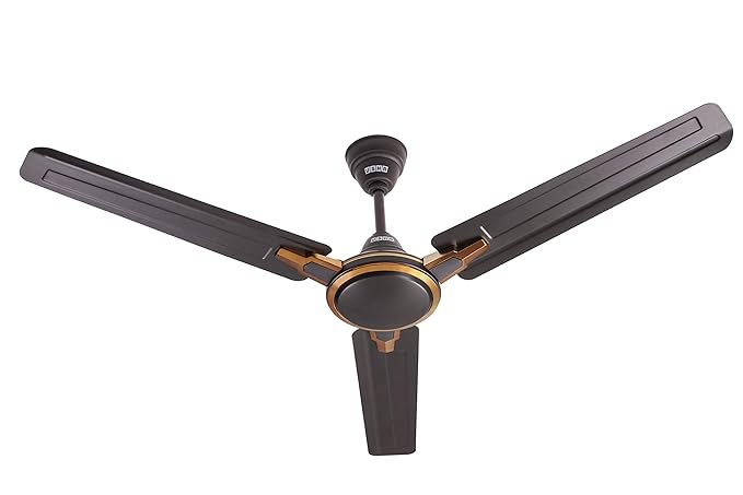 Usha Racer Chrome 1200MM Ultra High Speed 400RPM Ceiling Fan (Rich Brown) Pack of 1