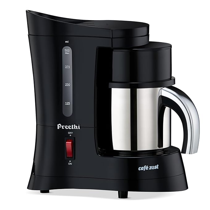 Preethi Cafe Zest CM210 Drip Coffee Maker (Black), 31 Cup-ItsBen LifeStyle