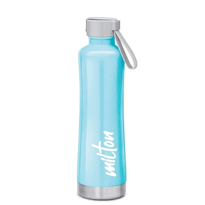 MILTON New Tiara 600 Thermosteel 24 Hours Hot & Cold Water Bottle 490 ml Bottle  (Pack of 1, Steel)