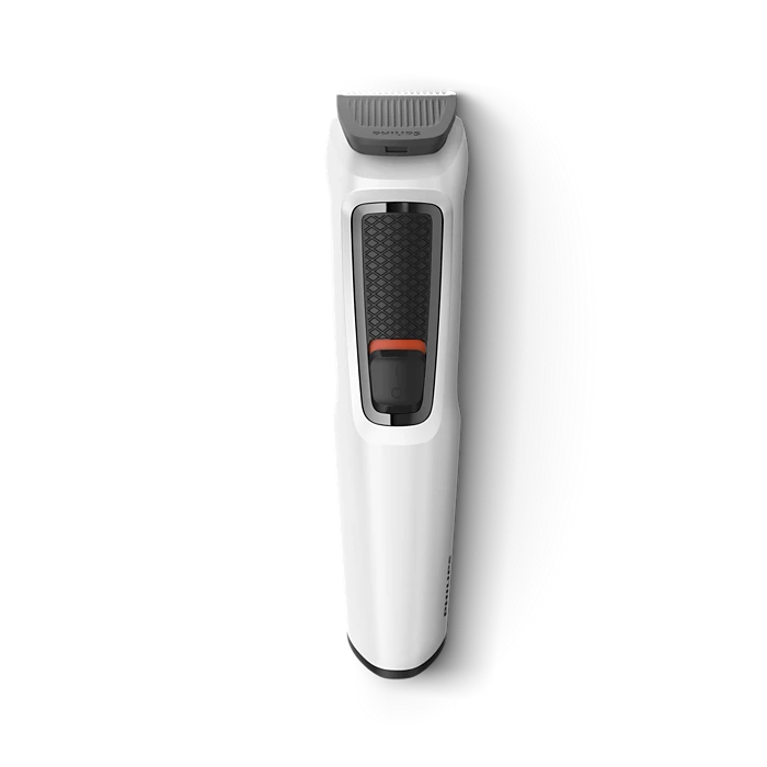 Philips MG3721 Multi-Grooming Series 3000 7-in-1 for Face-Hair-Body-Nose Grooming Kit Trimmer (White)