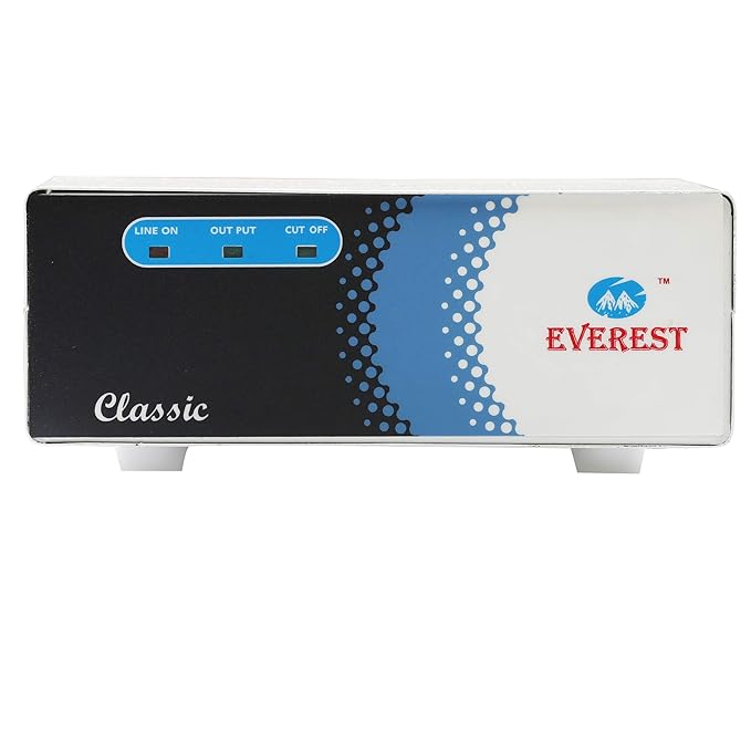 Everest ECC 100 LED New Model Metal Body Voltage Stabilizer used up to 72 Inches LED/Smart TV,Home Theater, Set Top Box, Blu-Ray Player (Working Range : 90 V to 290 V),White-ItsBen LifeStyle