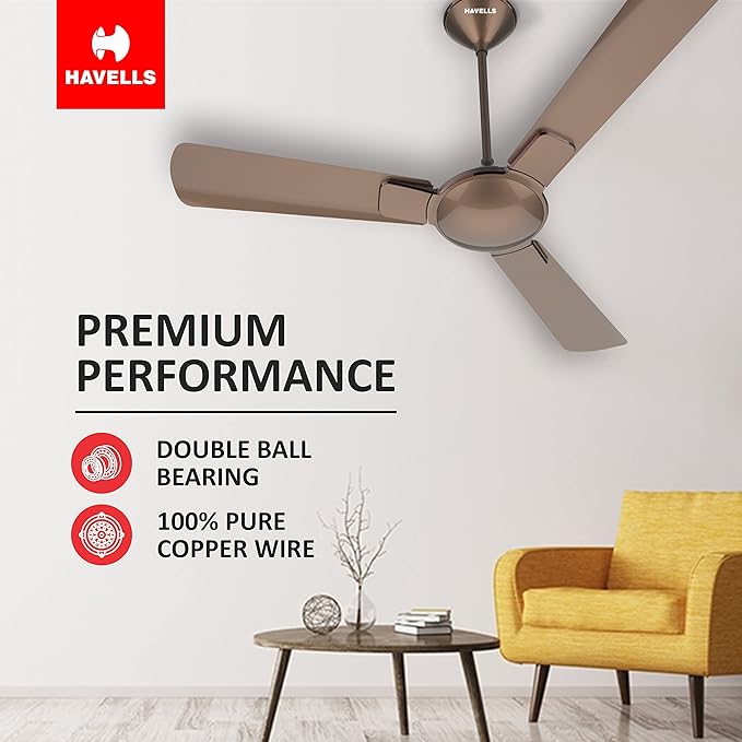 Havells 1200 mm FAN ENTICER ES BRONZE-COLA CHR, 2 stars-ItsBen LifeStyle