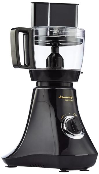 Butterfly Elektra 750 Watts Food Processor with 6 Jars & 9 Attachments | FPSS Technology (Food Processor Selective Speed) LED Indicator | Smart Grind & Store Jar | 7 Years Warranty for Motor | Black-ItsBen LifeStyle