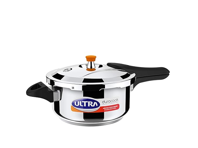 ULTRA DURACOOK 4.5 L Outer Lid Induction Bottom Pressure Cooker  (Stainless Steel)-ItsBen LifeStyle