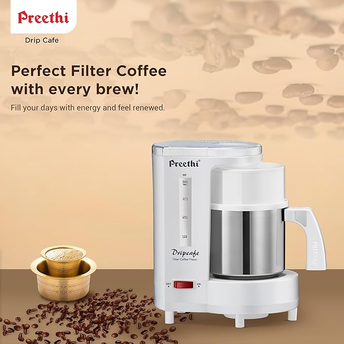 Preethi Drip Café- CM-208 450-Watt Coffee Maker-ItsBen LifeStyle