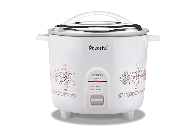 Preethi RC 321 2.2 Liters Rice Cooker, White-ItsBen LifeStyle