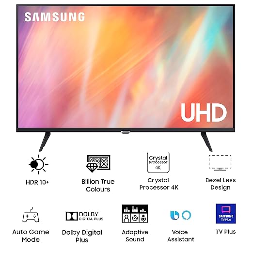 Samsung 108 cm (43 Inches) 4K Ultra HD Smart LED TV (UA43AU7600KXXL, Black)-ItsBen LifeStyle