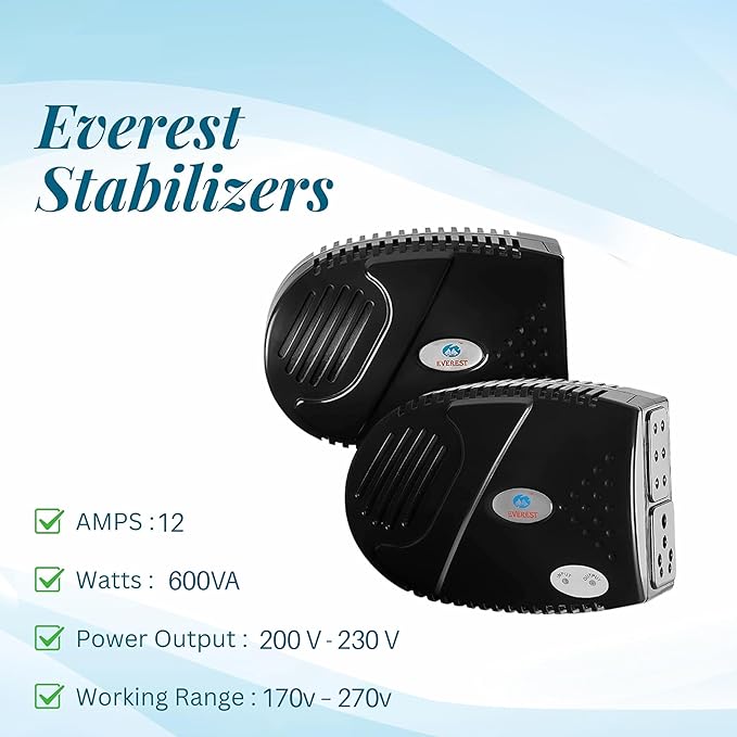 EVEREST ELS 600 MINI ULTRA Stabilizer for LEDTV Upto 43