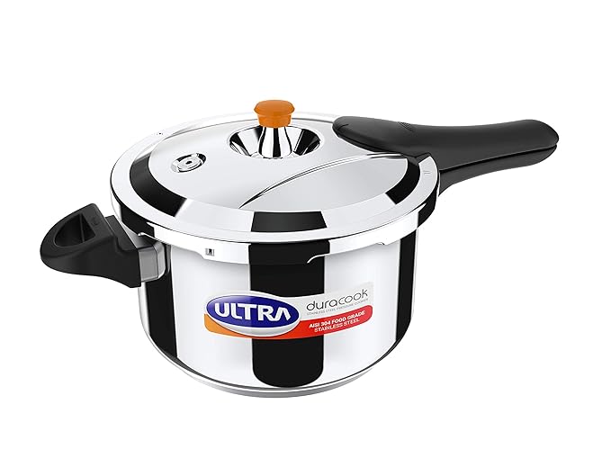 ULTRA DURACOOK 5.5 L Outer Lid Induction Bottom Pressure Cooker  (Stainless Steel)