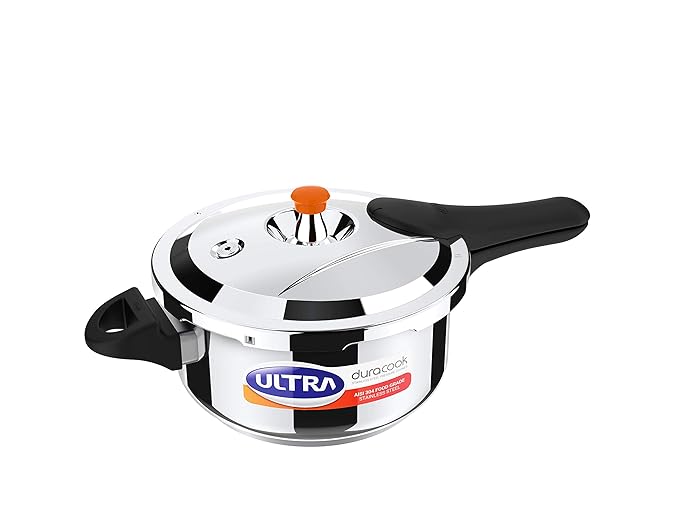 ULTRA DURACOOK 4.5 L Outer Lid Induction Bottom Pressure Cooker  (Stainless Steel)-ItsBen LifeStyle