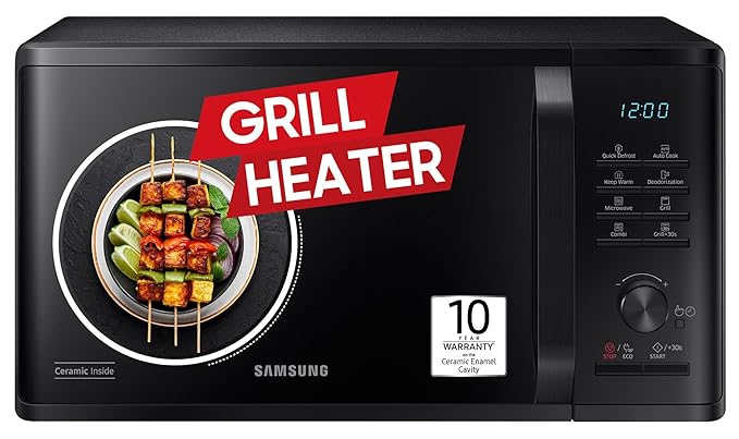 Samsung 23 L Grill Microwave Oven (MG23A3515AK/TL, Black, Gift for Every Occasion)-ItsBen LifeStyle