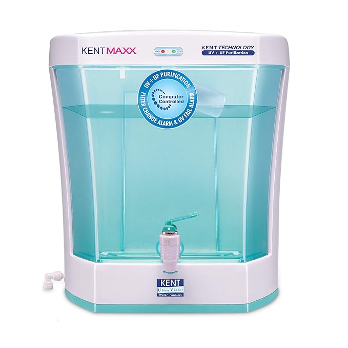 KENT MAXX (11013) 7 L UV + UF Water Purifier  (White & Blue)-ItsBen LifeStyle