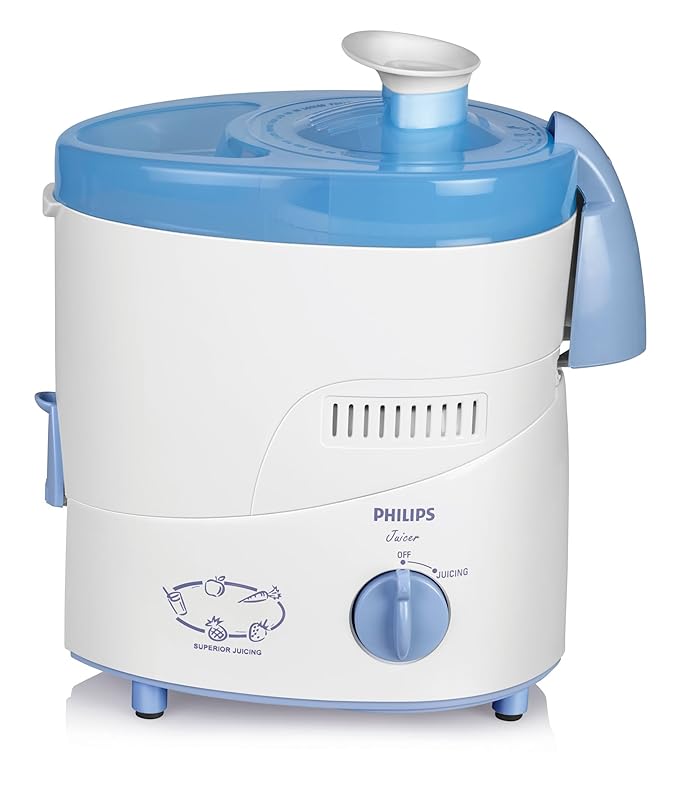 Philips Domestic Appliances HL1631/00 500-Watt 2 Jar Juicer Mixer Grinder (Blue)