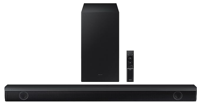 Samsung Soundbar (HW-B550/XL), 2.1 Channel, Wireless Subwoofer, Dolby 2ch & DTS Virtual X Experience Sound, AI Adaptive Sound Lite, Energy Star (Black)-ItsBen LifeStyle