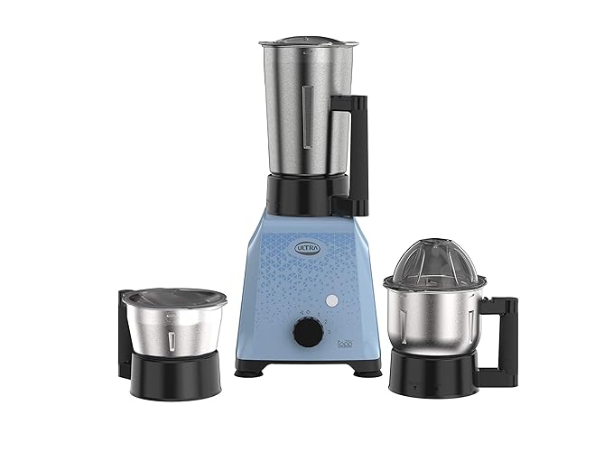 ULTRA Topp 750 Watts 3 Jar Mixer Grinder Blue-ItsBen LifeStyle