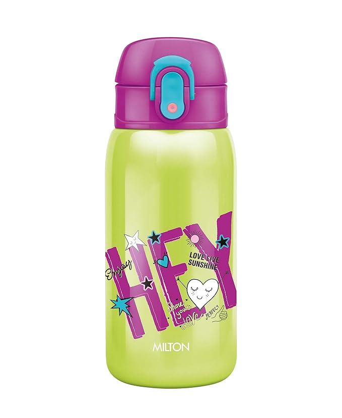 Milton Jolly 375 thermosteel Kids Hot and Cold Water Bottle, 375 ml